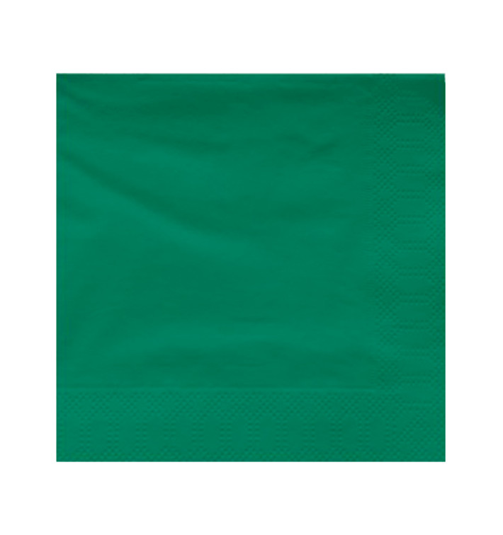 Paper Napkin Edging Green 20x20cm 2C (100 Units) 