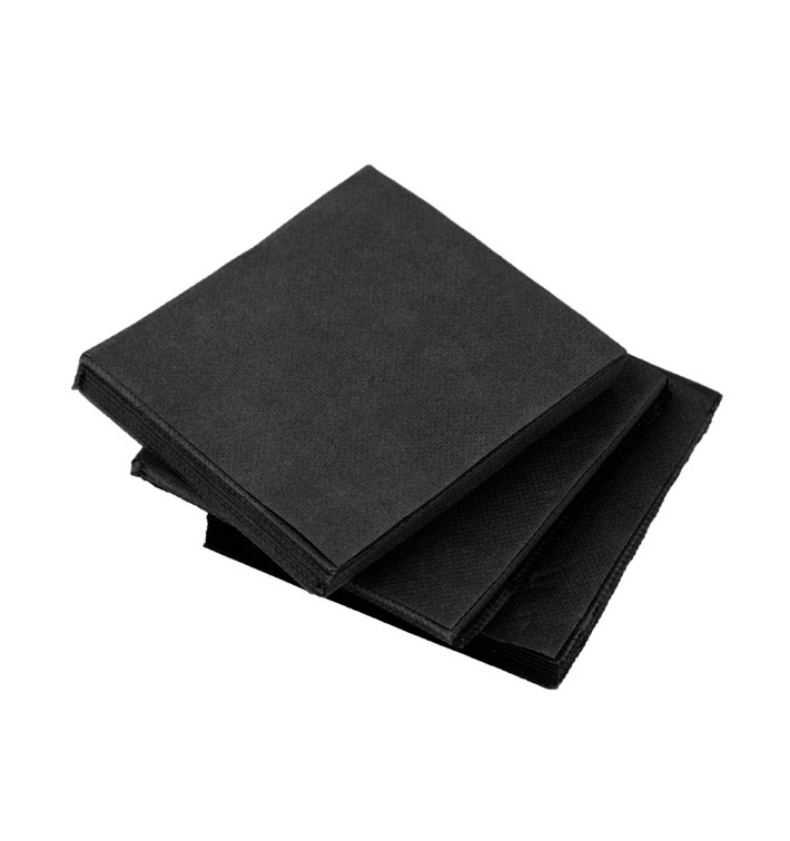 Paper Napkin Micropoint Black 20x20cm 2C (2.400 Units) Paper Napkin Micropoint Black 20x20cm 2C (2.400 Units)
