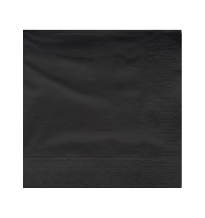 Paper Napkin Edging Black 25x25cm 2C (200 Units) Paper Napkin Edging Black 25x25cm 2C (200 Units)