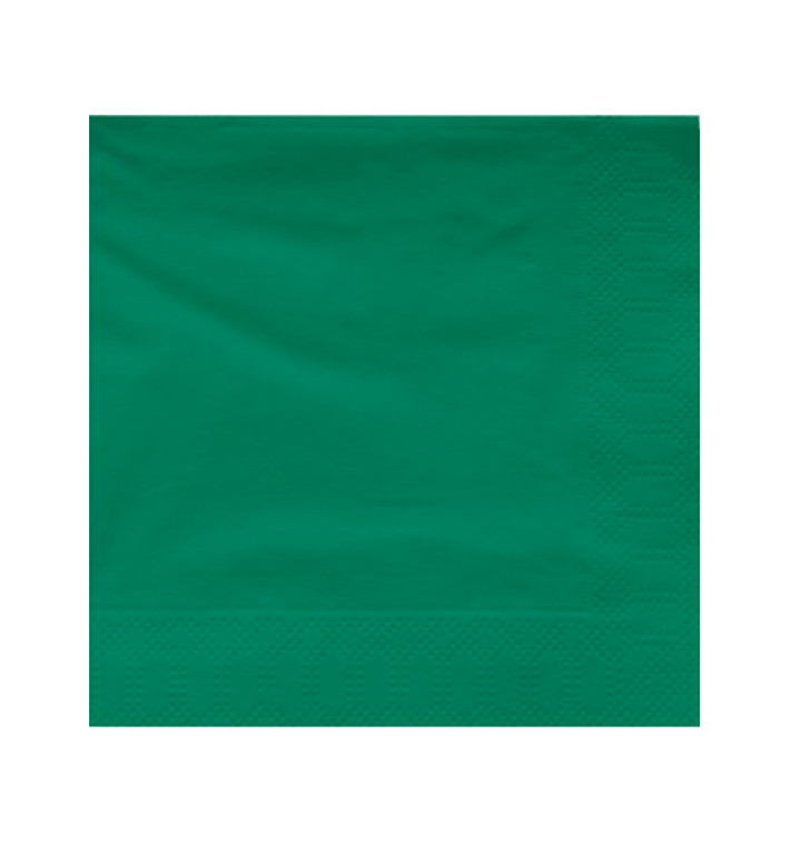 Paper Napkin Edging Green 25x25cm 2C (200 Units) Paper Napkin Edging Green 25x25cm 2C (200 Units)