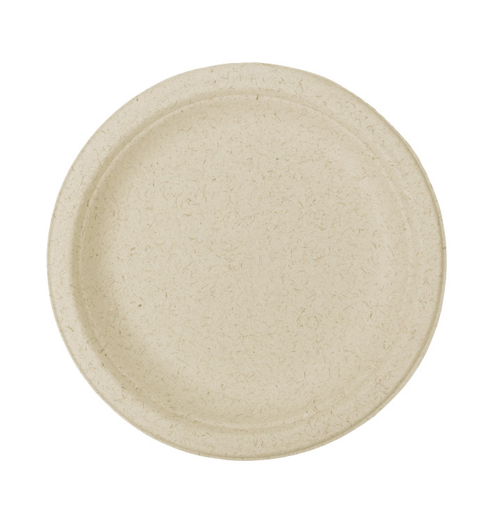 Wheat Straw Plate Natural Ø18 cm (800 Units) Wheat Straw Plate Natural Ø18 cm (800 Units)