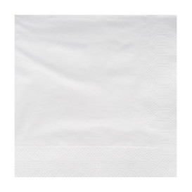 Paper Napkin Edging White 25x25cm 2C (200 Units)