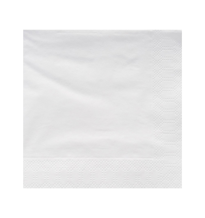 Paper Napkin Edging White 25x25cm 2C (200 Units) Paper Napkin Edging White 25x25cm 2C (200 Units)