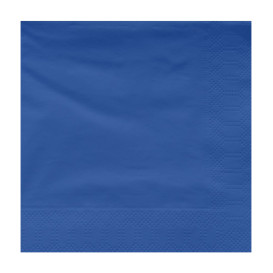 Paper Napkin Edging Blue 2 Layers 30x30cm (100 Units) 