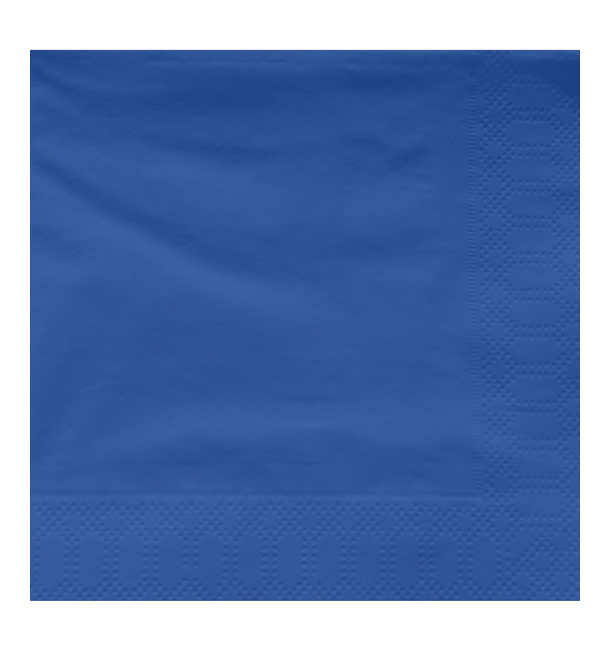Paper Napkin Edging Blue 2 Layers 30x30cm (4500 Units)
