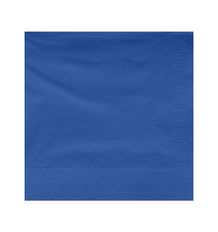 Paper Napkin Edging Blue 2 Layers 30x30cm (4500 Units)