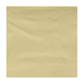 Paper Napkin Edging Cream 2 Layers 30x30cm (100 Units)  