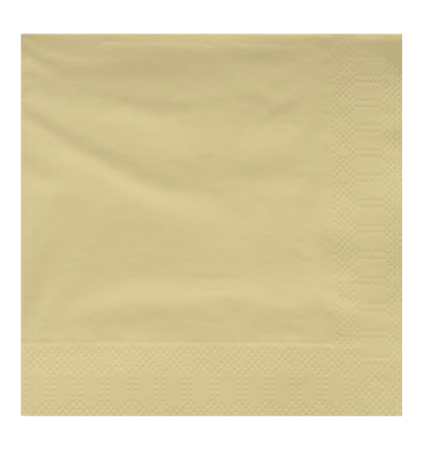 Paper Napkin Edging Cream 2 Layers 30x30cm (100 Units) 