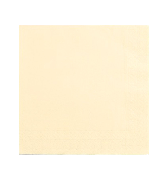 Paper Napkin Double Point Cream 2C 33x33cm (50 Units) Paper Napkin Double Point Cream 2C 33x33cm (50 Units)