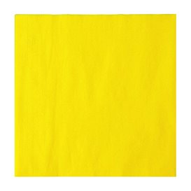Paper Napkin Double Point Yellow 2C 33x33cm (50 Units) 