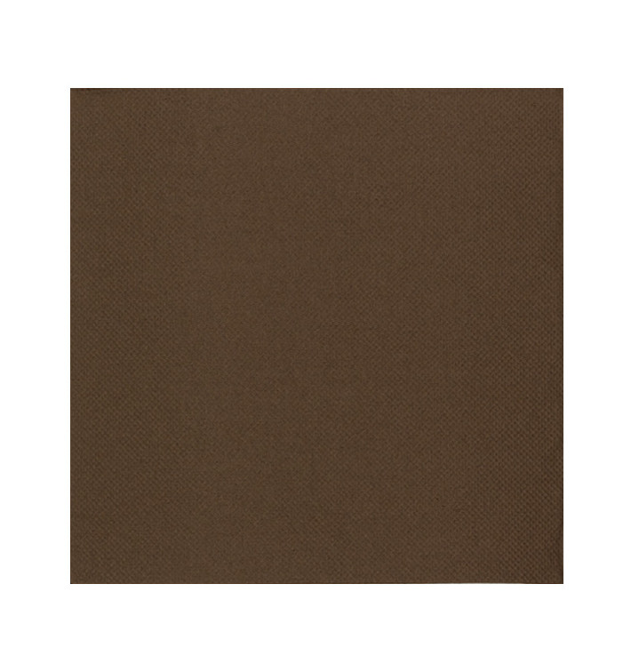 Paper Napkin Double Point Brown 2C 33x33cm (1.200 Units)