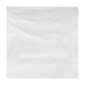 Paper Napkin Edging White 40x40cm 2C (50 Units)