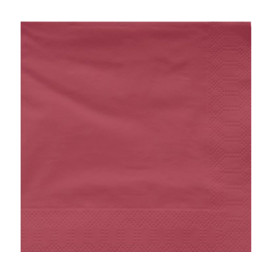 Paper Napkin Edging Burgundy 40x40cm (1200 Units)