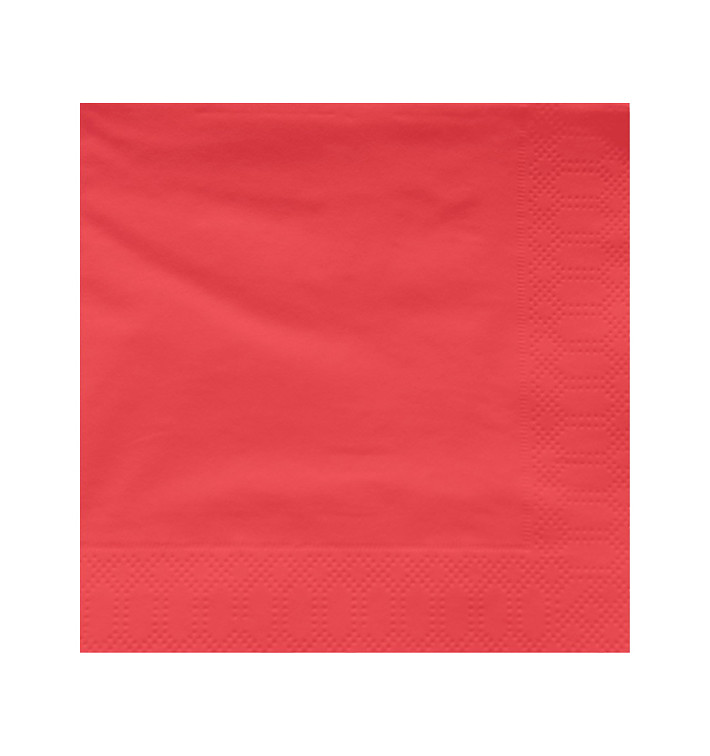 Paper Napkin Edging Red 40x40cm (1200 Units) Paper Napkin Edging Red 40x40cm (1200 Units)