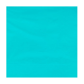 Paper Napkin Edging Turquoise 40x40cm (50 Units) 