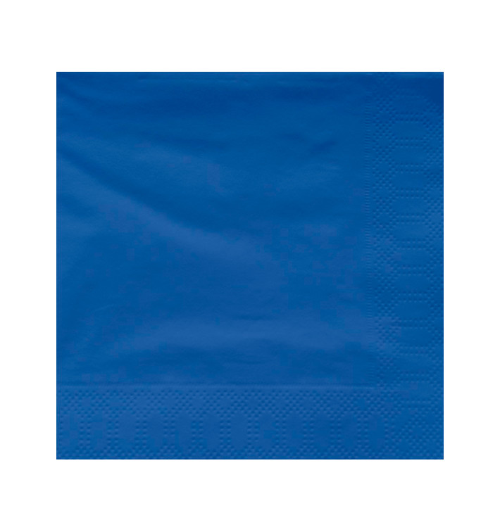 Paper Napkin Edging Blue 40x40cm (1200 Units)