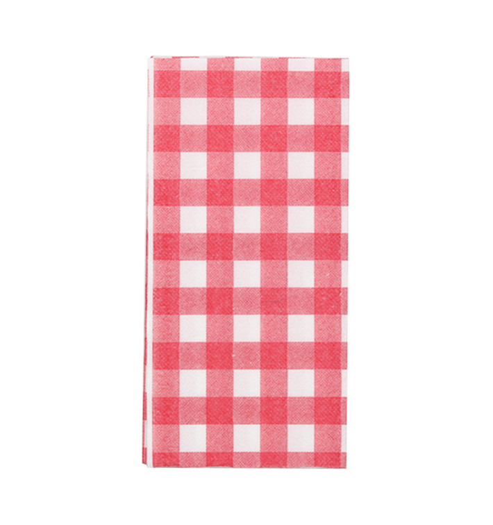 Paper Napkin Double Point "Vichy" 1/8 40x40cm (30 Units) Paper Napkin Double Point "Vichy" 1/8 40x40cm (30 Units)