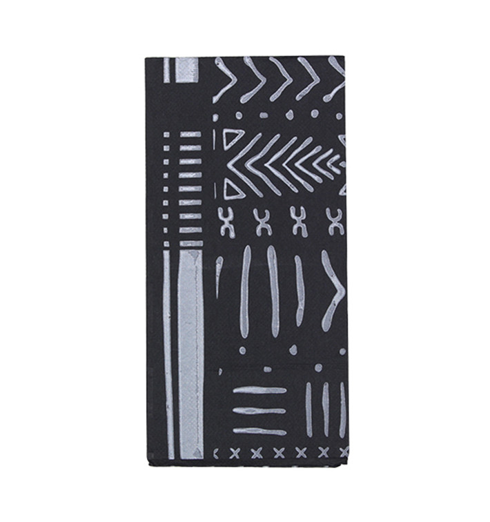Paper Napkin Double Point "Tribal" 1/8 40x40cm (1200 Units) Paper Napkin Double Point "Tribal" 1/8 40x40cm (1200 Units)