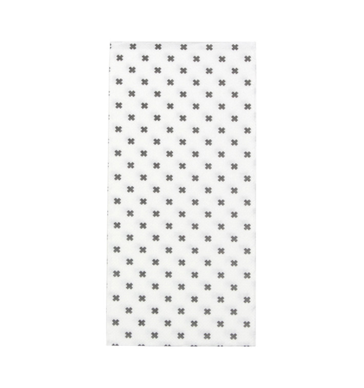 Paper Napkin Double Point "Crosses" 1/8 40x40cm (30 Units) Paper Napkin Double Point "Crosses" 1/8 40x40cm (30 Units)