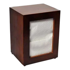 Napkin Wooden Dispenser 17x17cm (1 Unit)