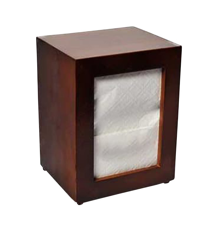 Napkin Wooden Dispenser 17x17cm (1 Unit) Napkin Wooden Dispenser 17x17cm (1 Unit)