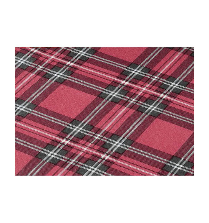 Pre-Cut Paper Tablecloth "Glasgow" 37g 1x1m (400 Units) Pre-Cut Paper Tablecloth "Glasgow" 37g 1x1m (400 Units)
