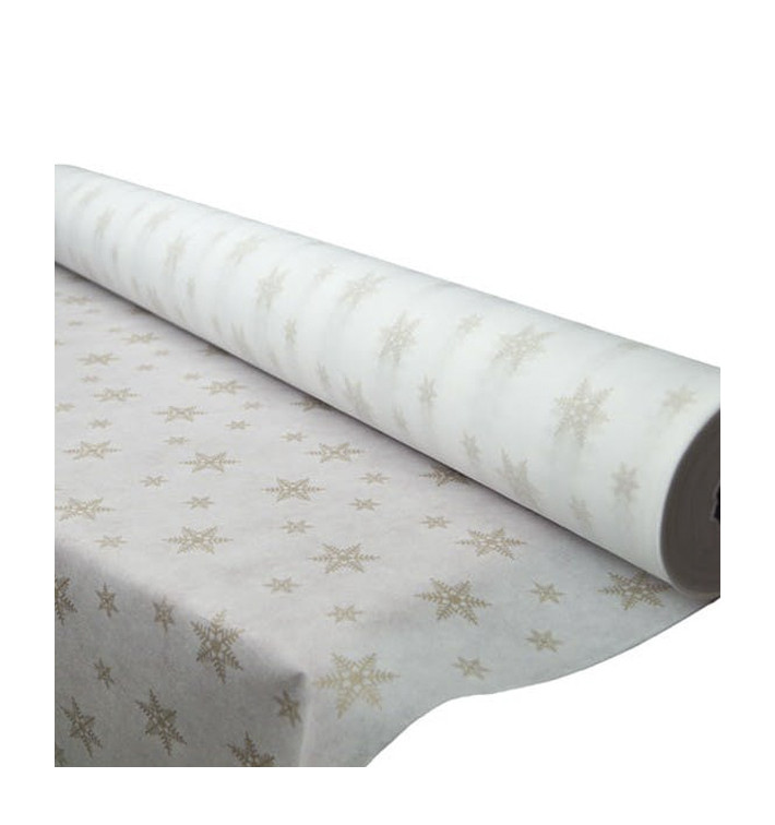 Novotex Tablecloth Roll White "Estrellas" P40cm 1,2x50m (1 Unit) Novotex Tablecloth Roll White "Estrellas" P40cm 1,2x50m (1 Unit)