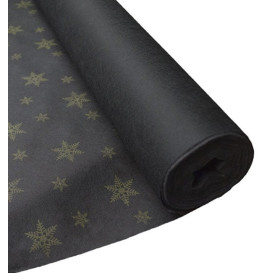 Novotex Tablecloth Roll Black "Estrellas" P40cm 1,2x50m (1 Unit)