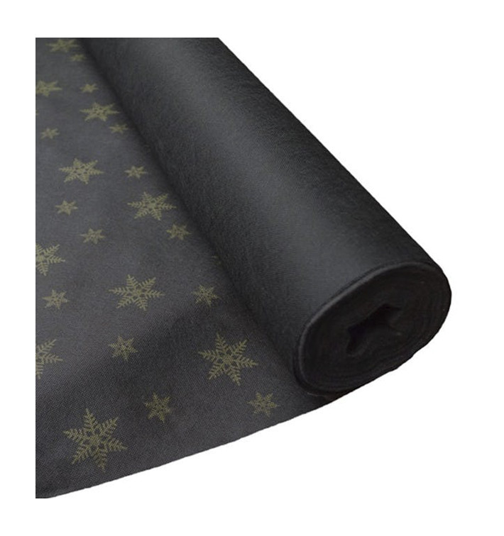 Novotex Tablecloth Roll Black "Estrellas" P40cm 1,2x50m (1 Unit) Novotex Tablecloth Roll Black "Estrellas" P40cm 1,2x50m (1 Unit)