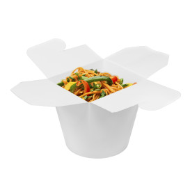 Paper Take-out Container White 800ml (50 Units) 