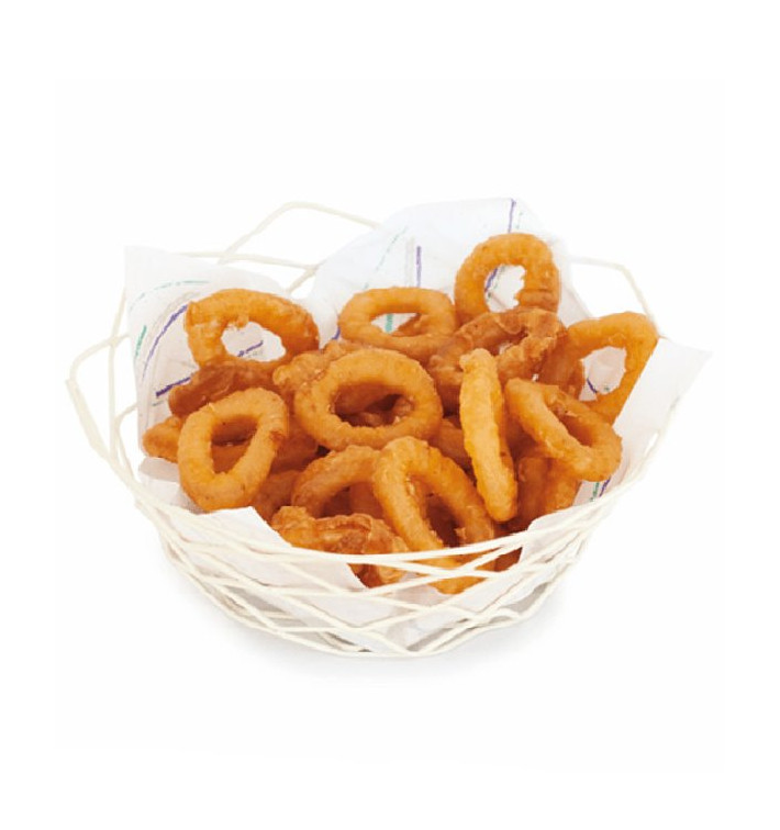 Basket Containers Steel Round Shape Cream Ø20x5cm (6 Units) Basket Containers Steel Round Shape Cream Ø20x5cm (6 Units)