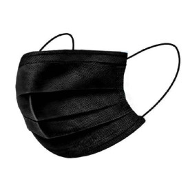 Disposable Surgical Mask Triple Layer Type IIR Black (2000 Units)