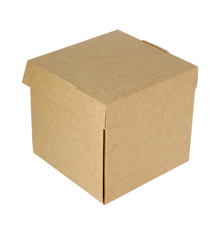 Gourmet Burger Box Kraft 13x13x13cm (150 Units) Gourmet Burger Box Kraft 13x13x13cm (150 Units)