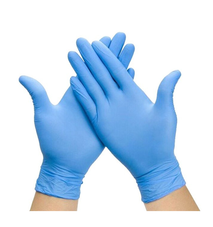 Nitrile Gloves Blue Size L AQL 1.5 (100 Units) Nitrile Gloves Blue Size L AQL 1.5 (100 Units)