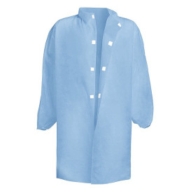 Industrial Lab Coat TST PP Velcro Blue XL 35gr (1 Unit) 