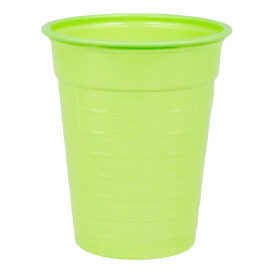 Plastic Cup PS Lime Green 200ml Ø7cm (50 Units) 