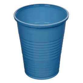 Plastic Cup PS Dark Blue 200ml Ø7cm (50 Units) 