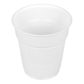Plastic Cup PS Vending White 166ml Ø7,0cm (100 Units)  