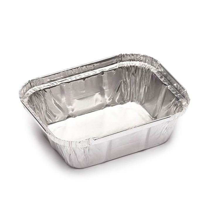 Foil Pan 250ml 12,8x10x3,2cm (100 Units) Foil Pan 250ml 12,8x10x3,2cm (100 Units)