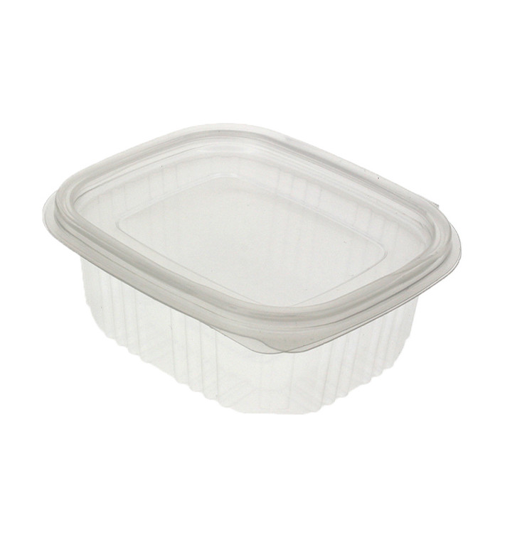 Plastic Hinged Deli Container Microwavable PP 375ml (50 Units) 