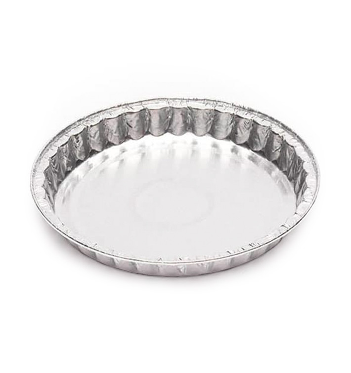 Foil Pan Round Shape 14cm 205ml (2496 Uds) Foil Pan Round Shape 14cm 205ml (2496 Uds)