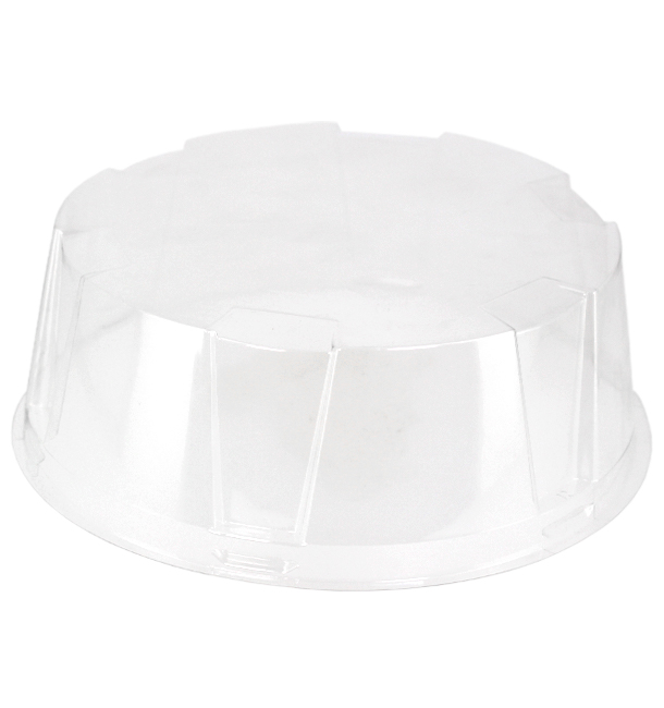 Lid for Cake Container APET Ø24x8cm (10 Units)