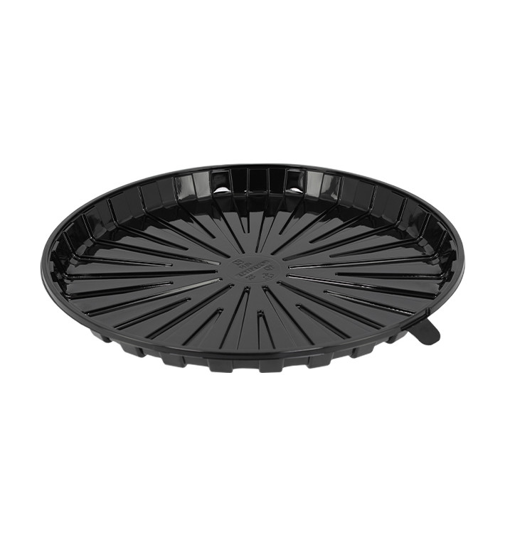Cake Container APET Black Ø31cm (15 Units) Cake Container APET Black Ø31cm (15 Units)