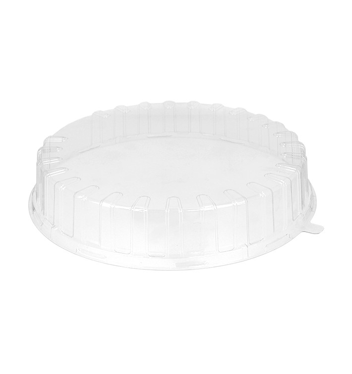 Lid for Cake Container APET Ø31x6cm (90 Units) Lid for Cake Container APET Ø31x6cm (90 Units)
