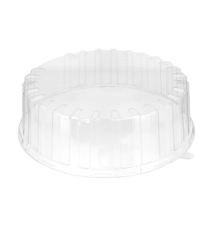 Lid for Cake Container APET Ø31x10cm (90 Units) Lid for Cake Container APET Ø31x10cm (90 Units)
