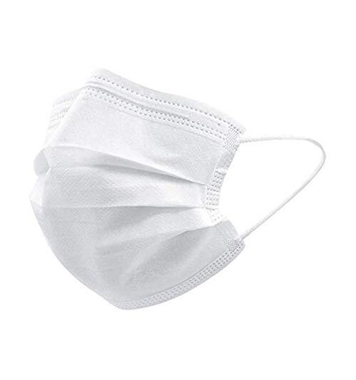 Disposable Surgical Mask Triple Layer Type I White (50 Units) Disposable Surgical Mask Triple Layer Type I White (50 Units)