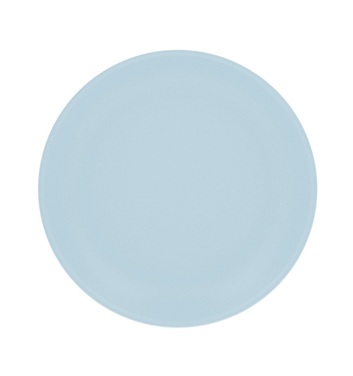 Reusable Plate Durable PP Mineral Blue Ø23,5cm (6 Units) Reusable Plate Durable PP Mineral Blue Ø23,5cm (6 Units)