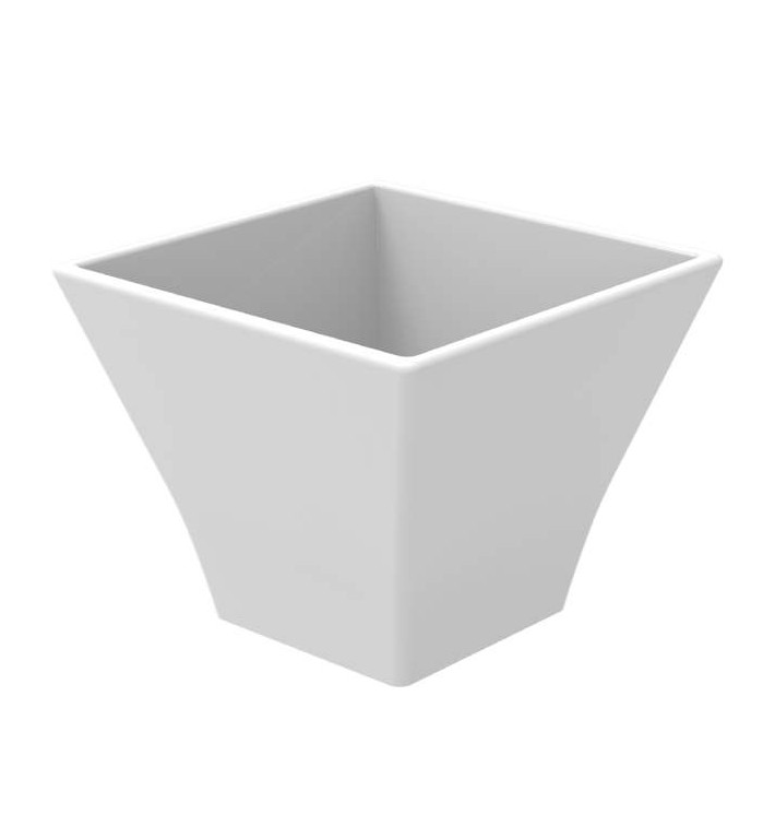 Tasting Plastic Bowl Durable SAN "Pagoda" White 88ml (96 Units) Tasting Plastic Bowl Durable SAN "Pagoda" White 88ml (96 Units)