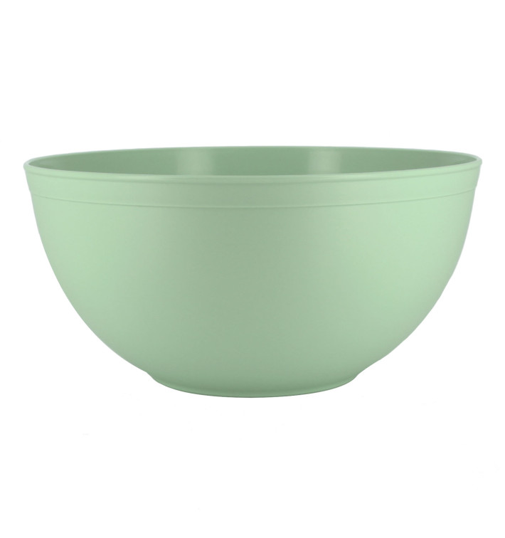 Bowl Reusable Durable PP Mineral Green 3,35l Ø23,5cm (1 Unit) Bowl Reusable Durable PP Mineral Green 3,35l Ø23,5cm (1 Unit)