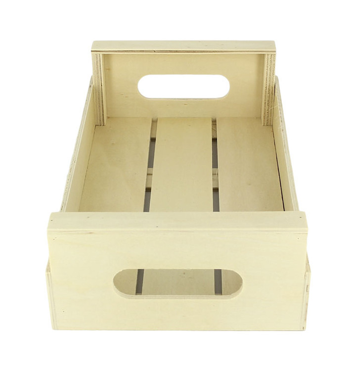 Wooden Display Box with Handle 25x15x7,5cm (1 Unit) Wooden Display Box with Handle 25x15x7,5cm (1 Unit)